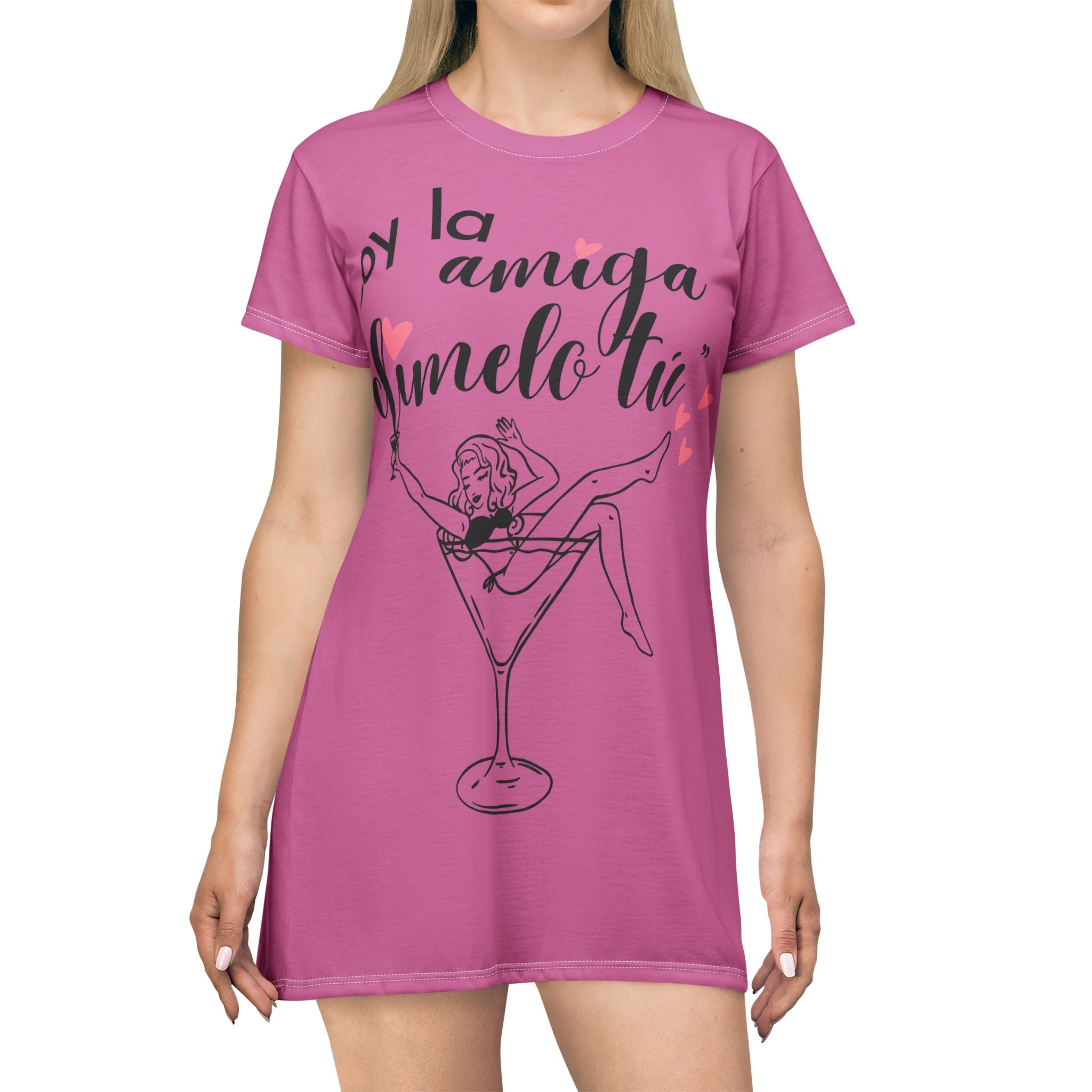 Vestido Camiseta — "Soy la Amiga, Dímelo Tú" Despedida de Soltera