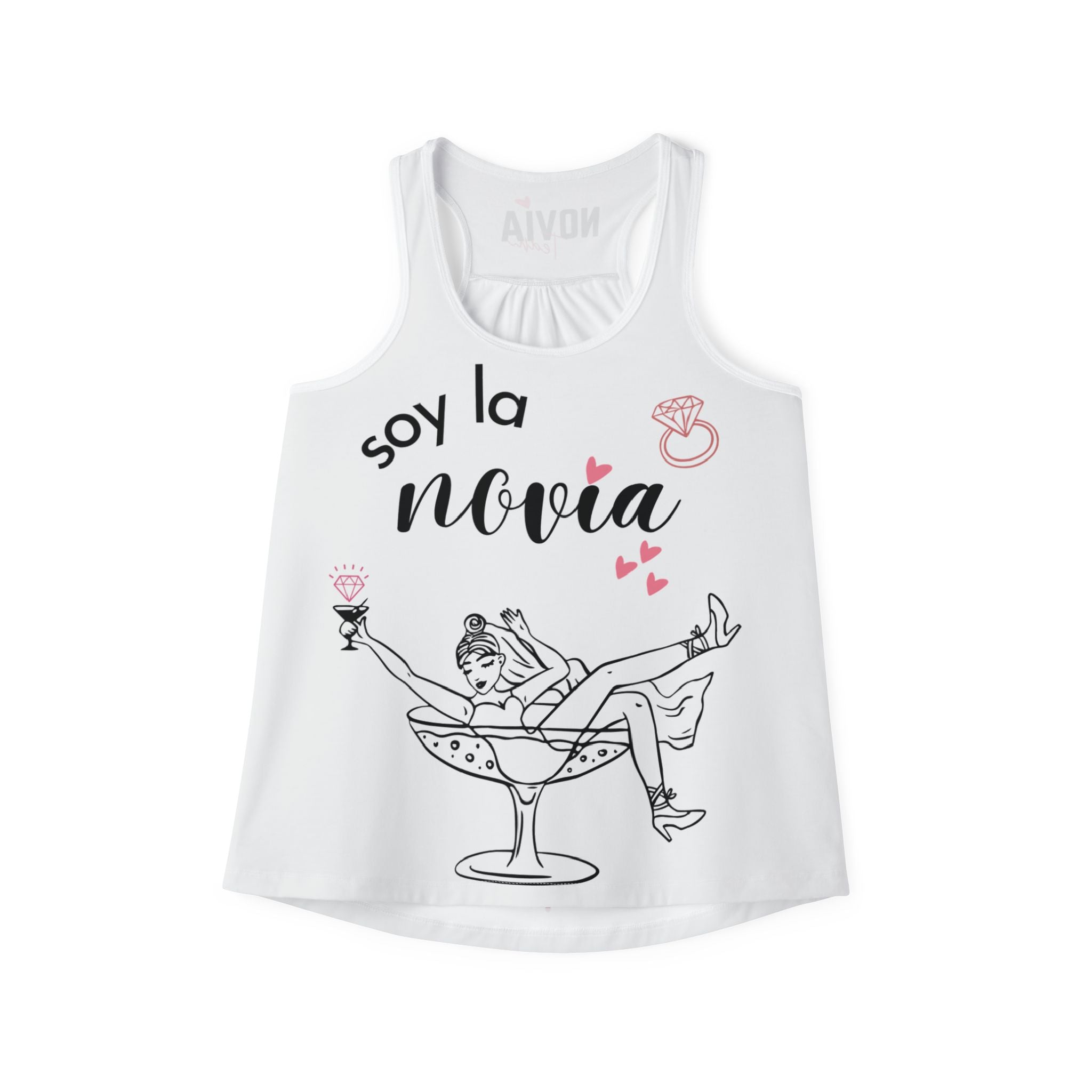 Camiseta de Tirantes — "Soy la Novia" Despedida de Soltera (Novia Team)