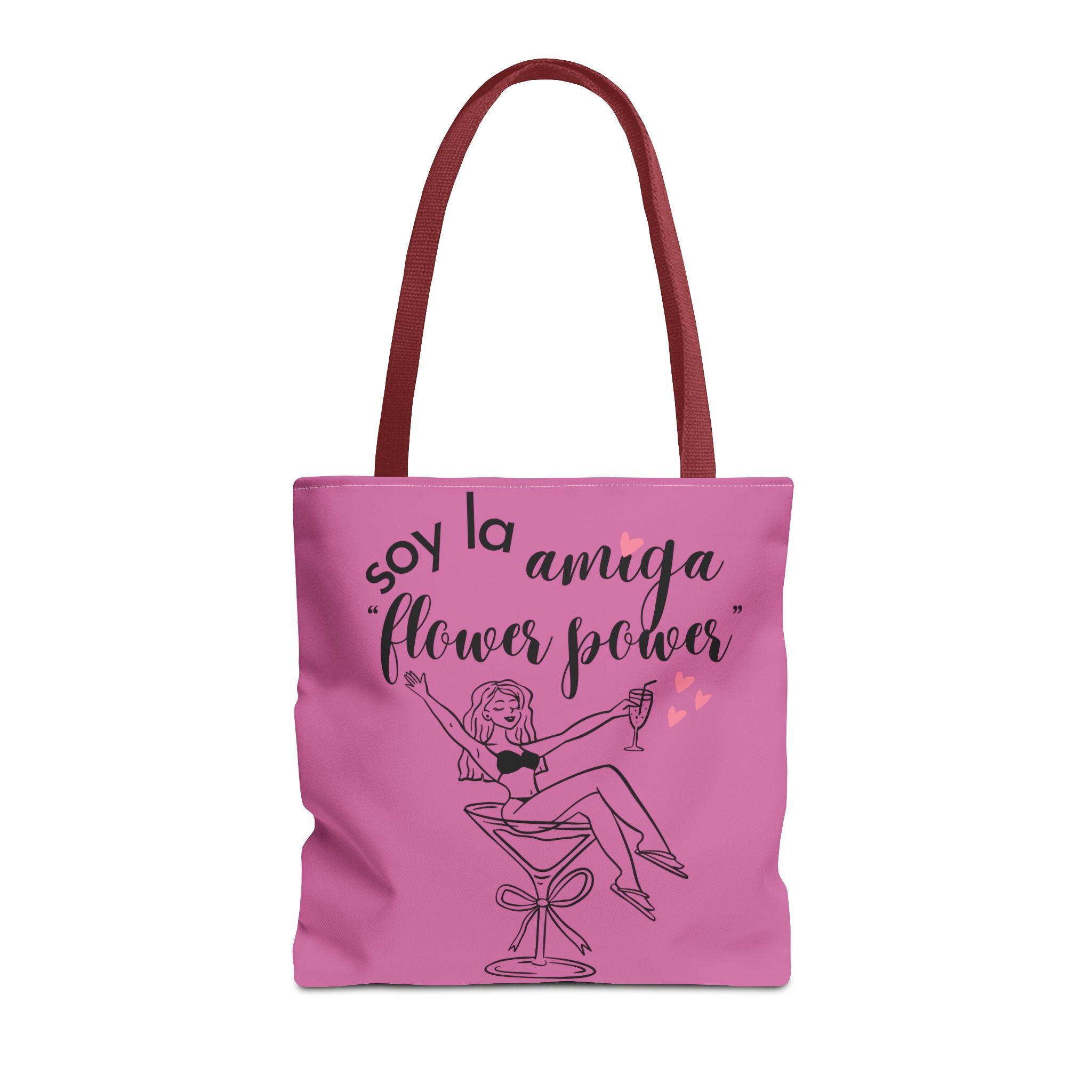 Tote Bag — 'Soy la amiga Flower Power' Bachelorette Bridal Party Tote
