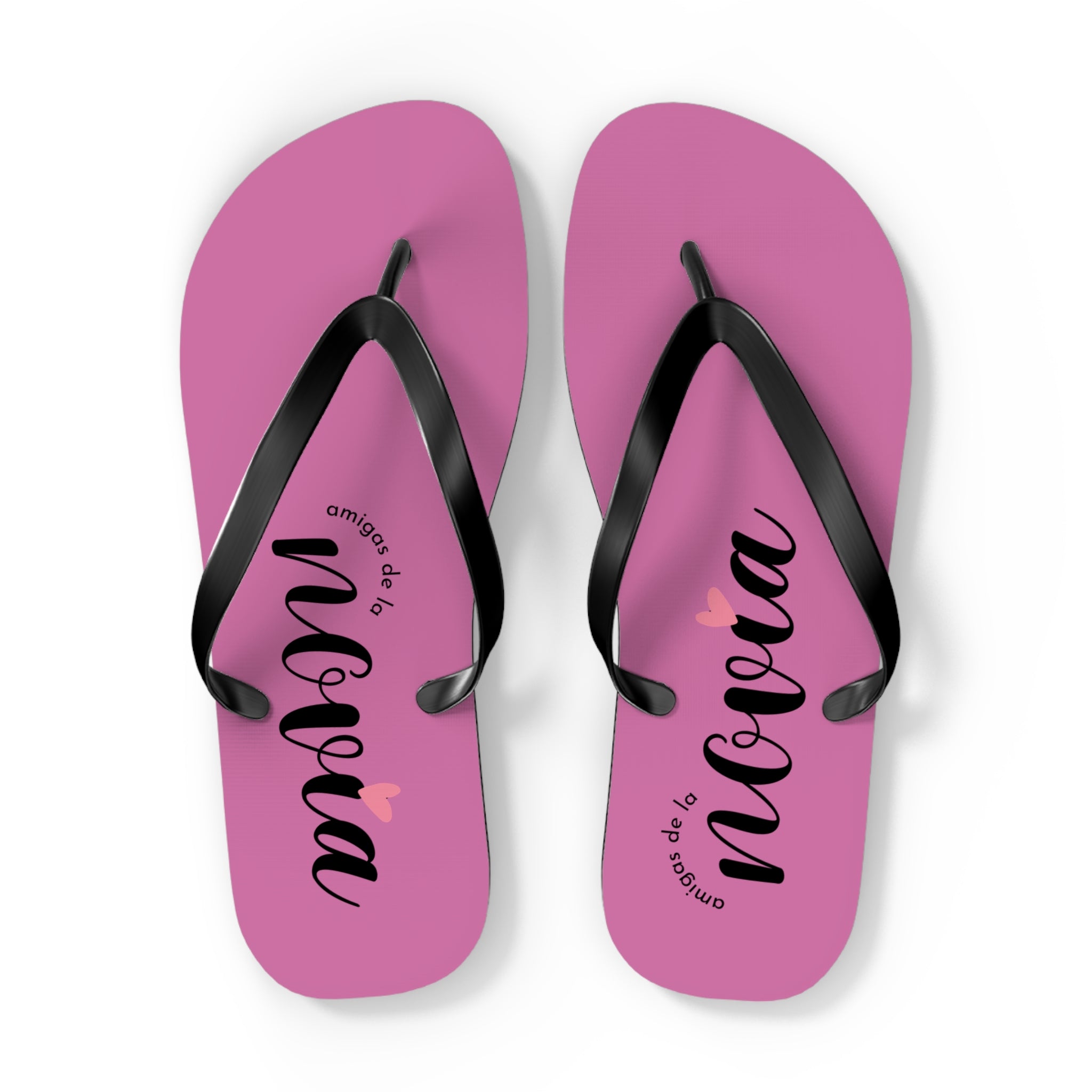 Chanclas Rosas Personalizadas ‘Megan’ — Sandalias de Playa con Nombre