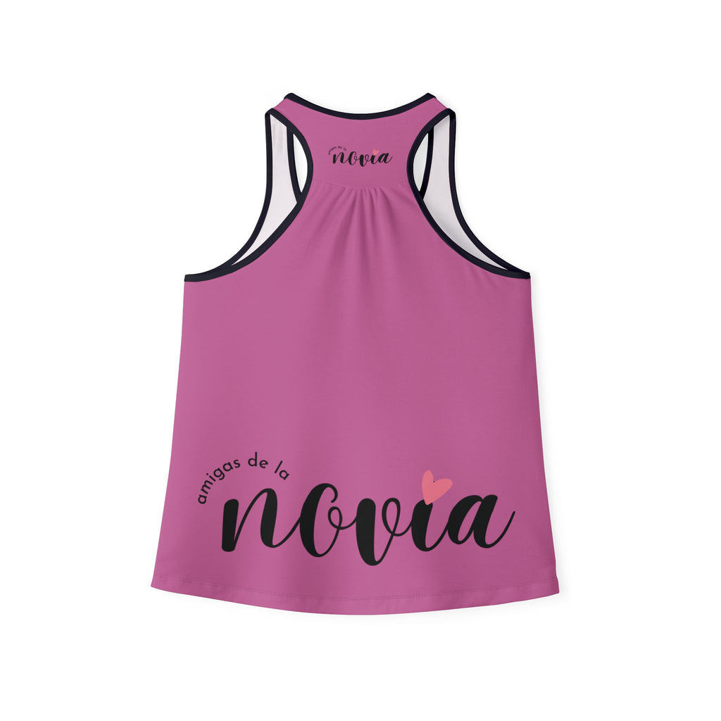 Camiseta de Tirantes — "Soy la Amiga Flower Power" Despedida de Soltera (Amiga de la Novia)