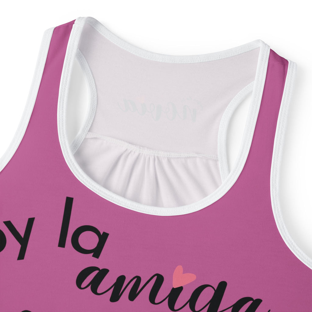 CAMISETA DE TIRANTES ( AMIGAS DE LA NOVIA)Tank Top — "Soy la amiga precavida" Bachelorette Party Pink Tank