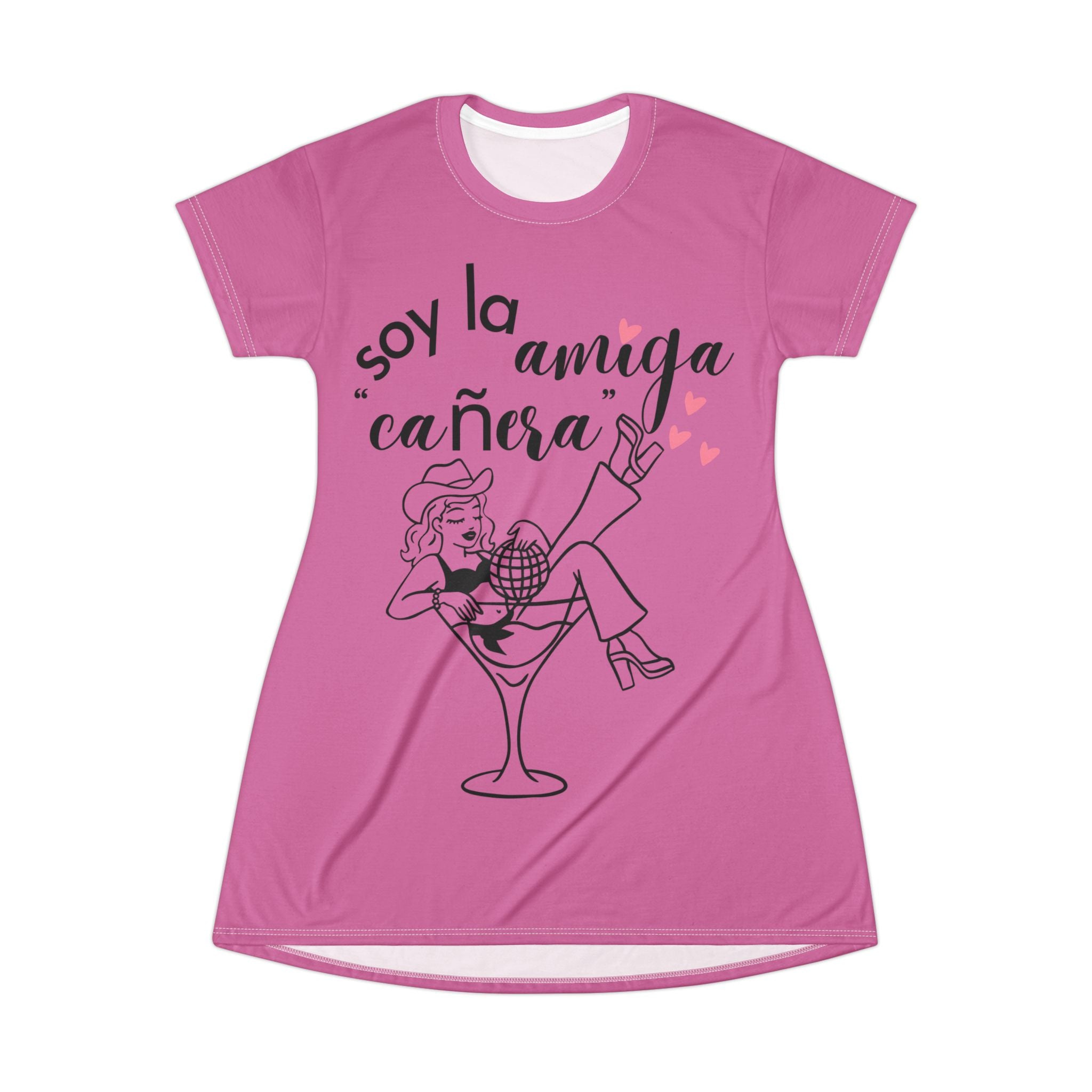 Vestido Camiseta — "Soy la Amiga Cañera" Despedida de Soltera