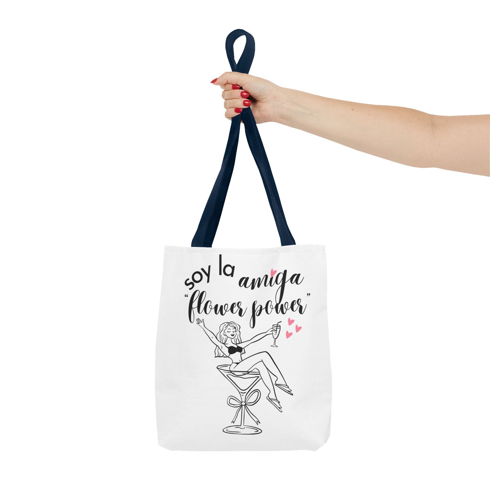 Bolso Tote "Soy la Amiga Flower Power" — Despedida de Soltera