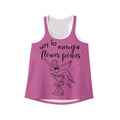 Camiseta de Tirantes — "Soy la Amiga Flower Power" Despedida de Soltera (Amiga de la Novia)