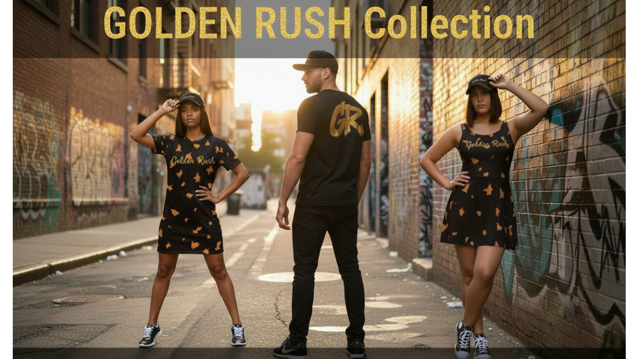 Banner Golden Rush - Texto Arriba