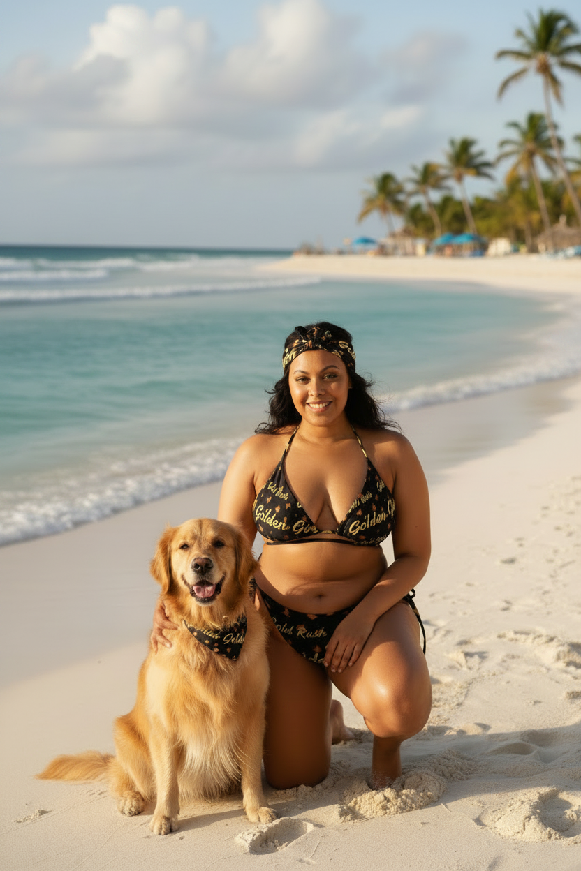 Golden Girl - Perrito Pañuelo Grande