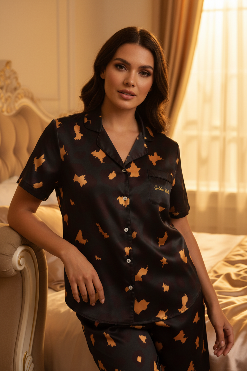 Golden Rush Pijama - Con modelo