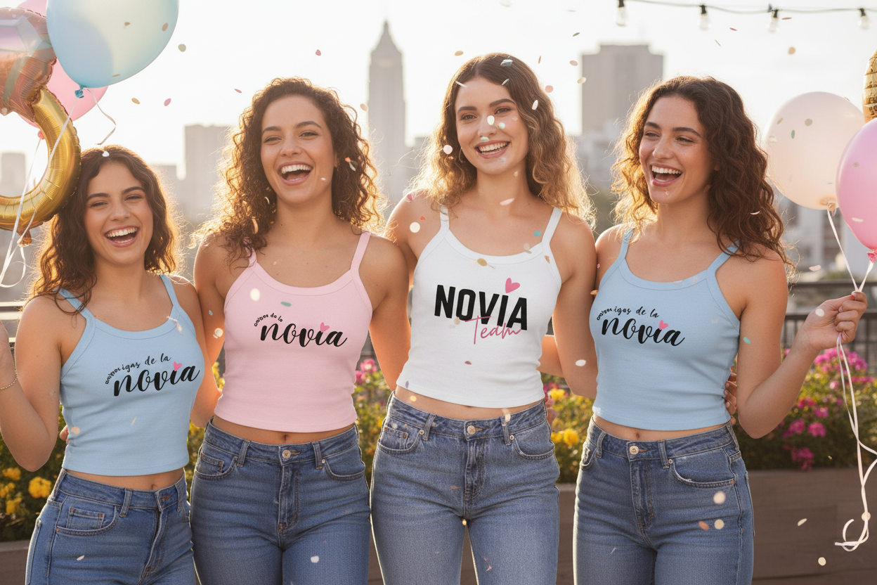 Novia Team y Amigas colores
