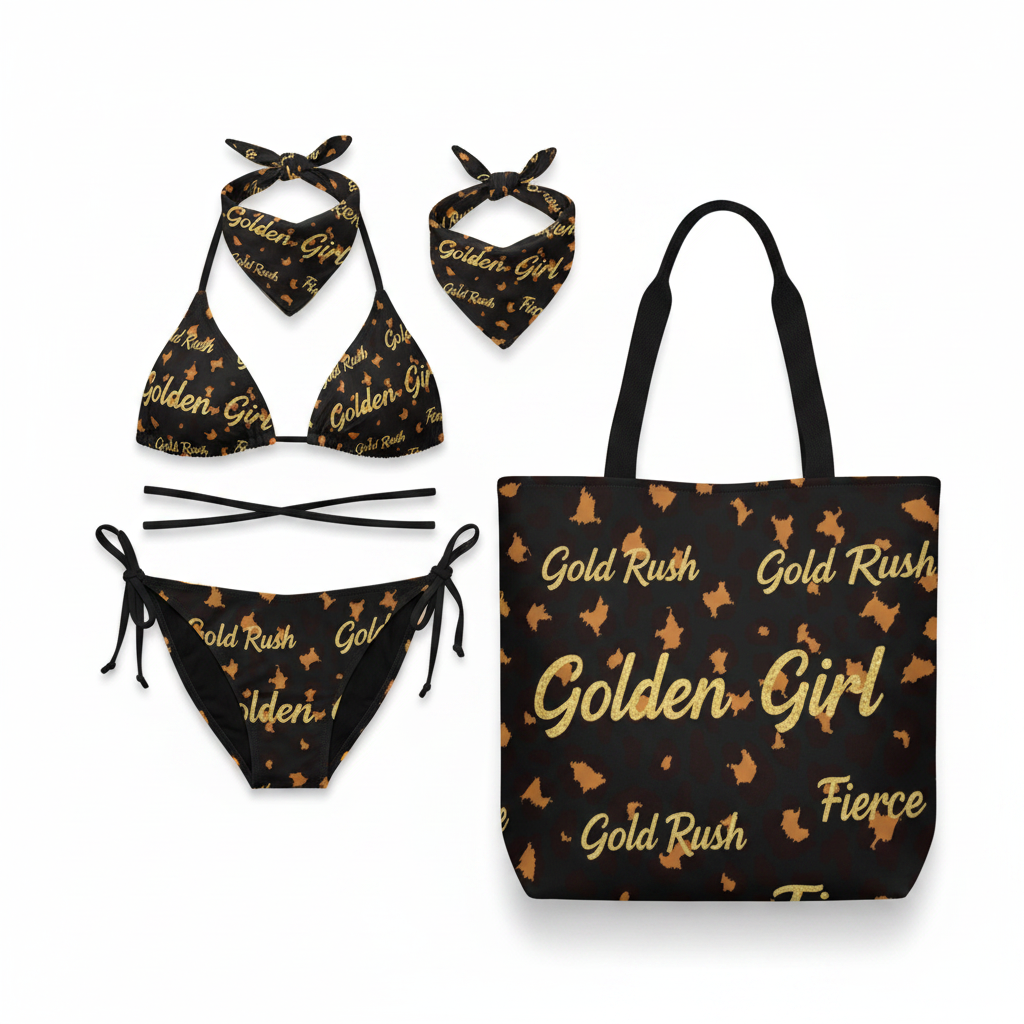 Pack Golden Rush - Flat Lay