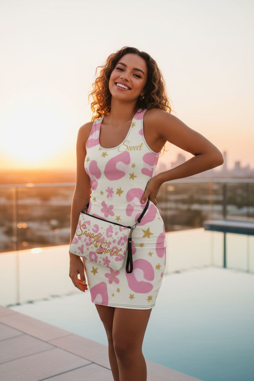 Vestido + Bolso Savage & Sweet - atardecer